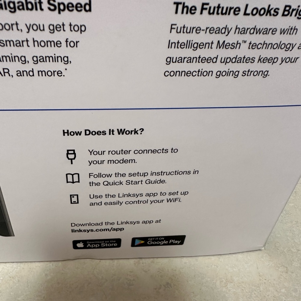 Linksys Hydra Pro 6E tri band mesh router - Picture 2 of 7